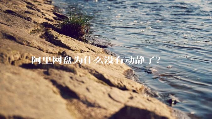 阿里网盘为什么没有动静了？